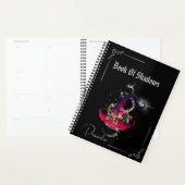 かわいらしBook Of Shadows Red Witches Black Journal プランナー手帳 (ディスプレー)