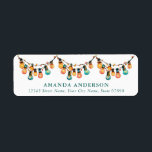 かわいらしChristmas Lights差出人住所ラベル ラベル<br><div class="desc">かわいらしChristmas Lights差出人住所ラベル</div>