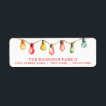 かわいらしChristmas Lights差出人住所ラベル ラベル<br><div class="desc">かわいらしChristmas Lights差出人住所ラベル</div>