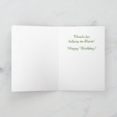 かわいらしDaffodil For Mom誕生日 カード (内部)