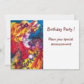 かわいらしDOLL，赤青白 招待状 (裏面)