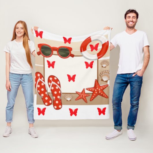 かわいらしIn水玉模様コレクション – フリースブランケット (インサイチュ)