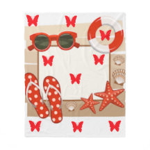 かわいらしIn水玉模様コレクション – フリースブランケット