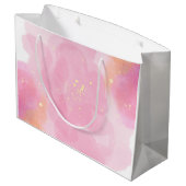 「かわいらしin pink」抽象芸術抱き枕 ラージペーパーバッグ (裏面アングル)