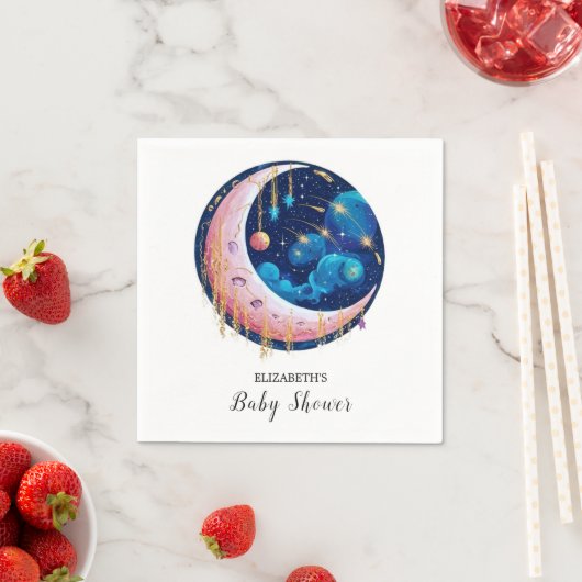 かわいらしLittle Starsベビーシャワー スタンダードカクテルナプキン (インサイチュ)