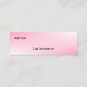 かわいらしNピンク高校 スキニー名刺 (裏面)