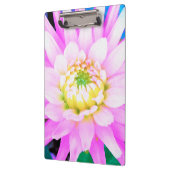 かわいらしPink、White、Yellow Cactus Dahliaマクロ クリップボード (左)