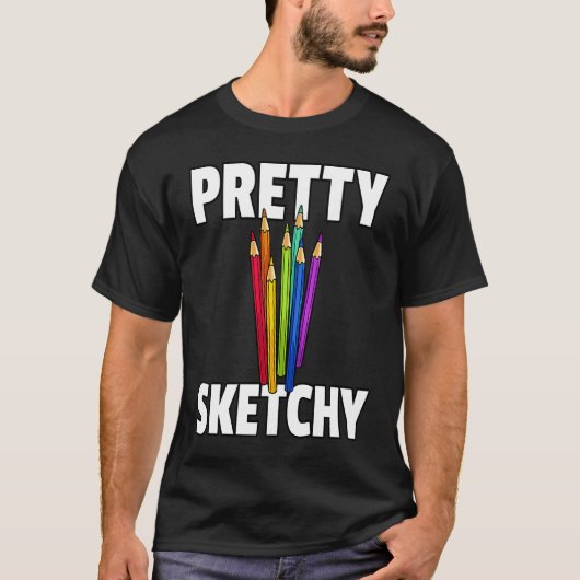 かわいらしSketchy Artist Painter先生 Tシャツ (正面)