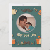 かわいエレガントい父の日曜挨拶カード シーズンカード (正面)