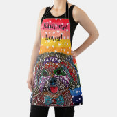 かわいカラフルいハバナ犬 エプロン (インサイチュ)