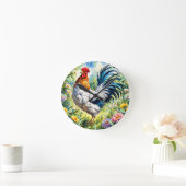 かわいカラフルい時計 ラウンド壁時計 (ホーム)