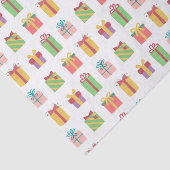 かわいカラフルい贈り物箱柄 薄葉紙 (詳細)