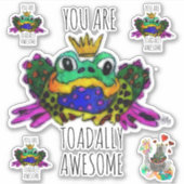 かわいカラフルてトータル素晴らし シール (正面)