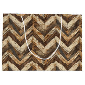 かわいタイルフェイク張りの木国 ラージペーパーバッグ (裏面)