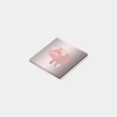 かわいパーソナライズされたいぽっちゃりした豚 ポストイット (アングル)