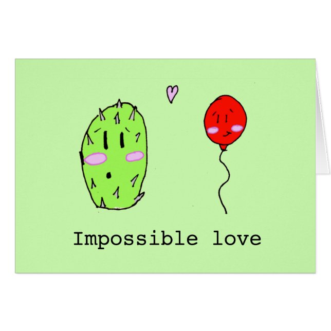 かわいパーソナライズされたい不可能な愛 (正面横)