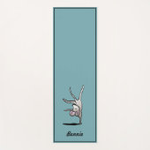 かわいパーソナライズされたい漫画のハンドスタンドマウスヨガマット ヨガマット (正面)