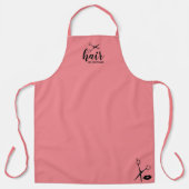 かわいパーソナライズされたい髪の毛バイ美容院 エプロン (正面)