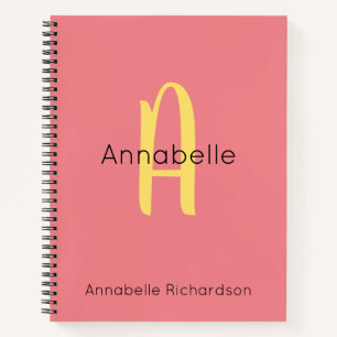 かわいモダンい台本トレンディーピンクシック書道 ノートブック