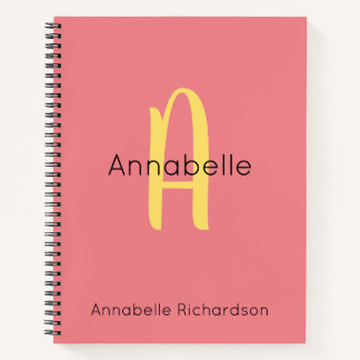 かわいモダンい台本トレンディーピンクシック書道 ノートブック