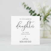 かわいモダンい女学校卒業 カード (スタンド正面)