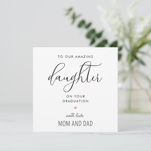 かわいモダンい女学校卒業 カード (スタンド正面)