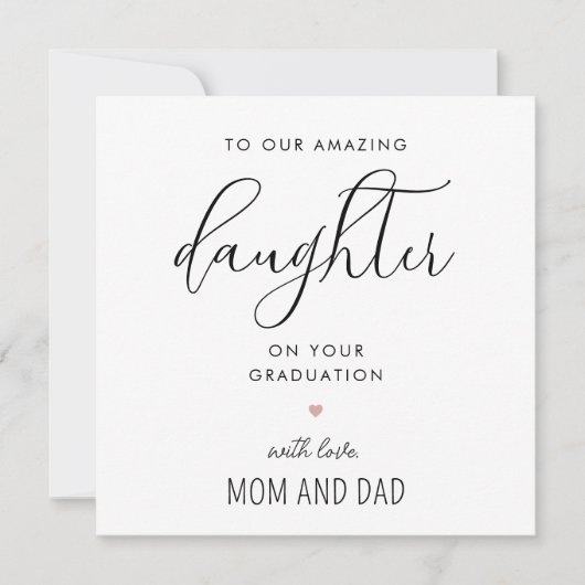 かわいモダンい女学校卒業 カード (正面)