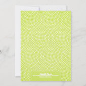 かわいモダンい象の母と男の赤ちゃんのシャワー 招待状 (裏面)