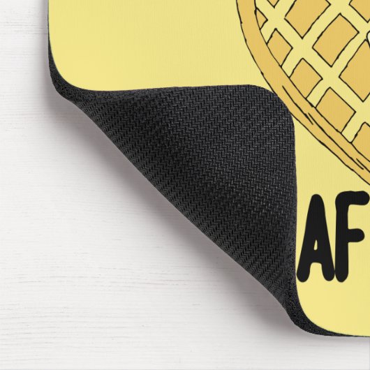 かわい恋しく思い人の引用文恋しく思はワッフル マウスパッド (コーナー)