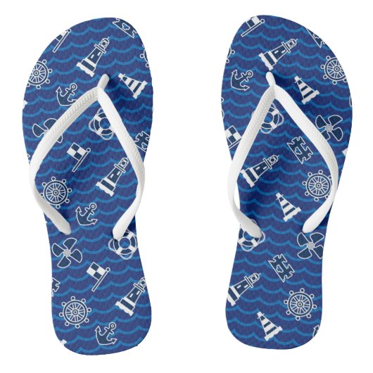 かわい航海のい波紋 ビーチサンダル (ソール)