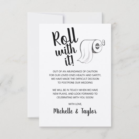 かわい転がいとITカー転がドで延期 ノートカード (正面)