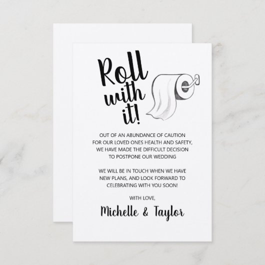 かわい転がいとITカー転がドで延期 ノートカード (正面/裏面)