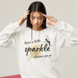 かわい離れいことわざに行く所で少し輝く スウェットシャツ