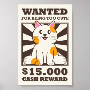 かわおもしろいい猫が欲しい ポスター