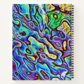 かんがいサイケデリックアワビ貝殻 ノートブック (裏面)