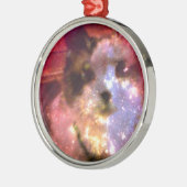 かんじきのオーロラのborealisの子猫 メタルオーナメント (左)