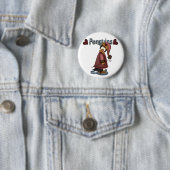 かんじきのペンギンのTシャツおよびギフト 缶バッジ (インサイチュ)