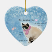かんじき猫のオーナメント セラミックオーナメント (裏面)