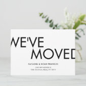 かんたんな引越しお知らせカード 新住所発表 (スタンド正面)