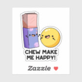 かんで私を幸せおもしろいにキャンディパン シール (シート)