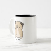 か笑わされるか!🐶😂 ツートーンマグカップ (正面左)