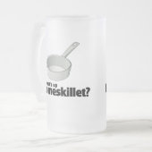 か。か。ある何がHOMESKILLETの上に!! フロストグラスビールジョッキ (正面左)