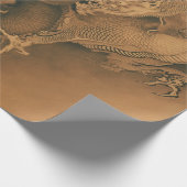 （か）の（の）ほう（が）い（い）2台のドラゴンズが雲の中 ラッピングペーパー (角)