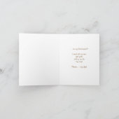 か。 Cutstomの新婦付添人カード-チョコレート 招待状 (内部)