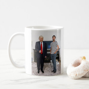 があなたの写真を加える大統領に会いましたドナルド・トランプ コーヒーマグカップ