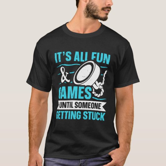 がおもしろいに詰まるまですべての魚釣り Tシャツ (正面)
