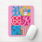 がきのバニー-ブロック マウスパッド (マウス)