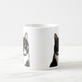 がき猫の凝視の変形させるマグ モーフィングマグカップ (中央)