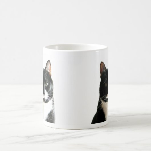 がき猫の凝視の変形させるマグ モーフィングマグカップ (中央)