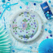 がく製品の古い弓ヴィンテージのデザインの紙皿 ペーパープレート (パーティー)